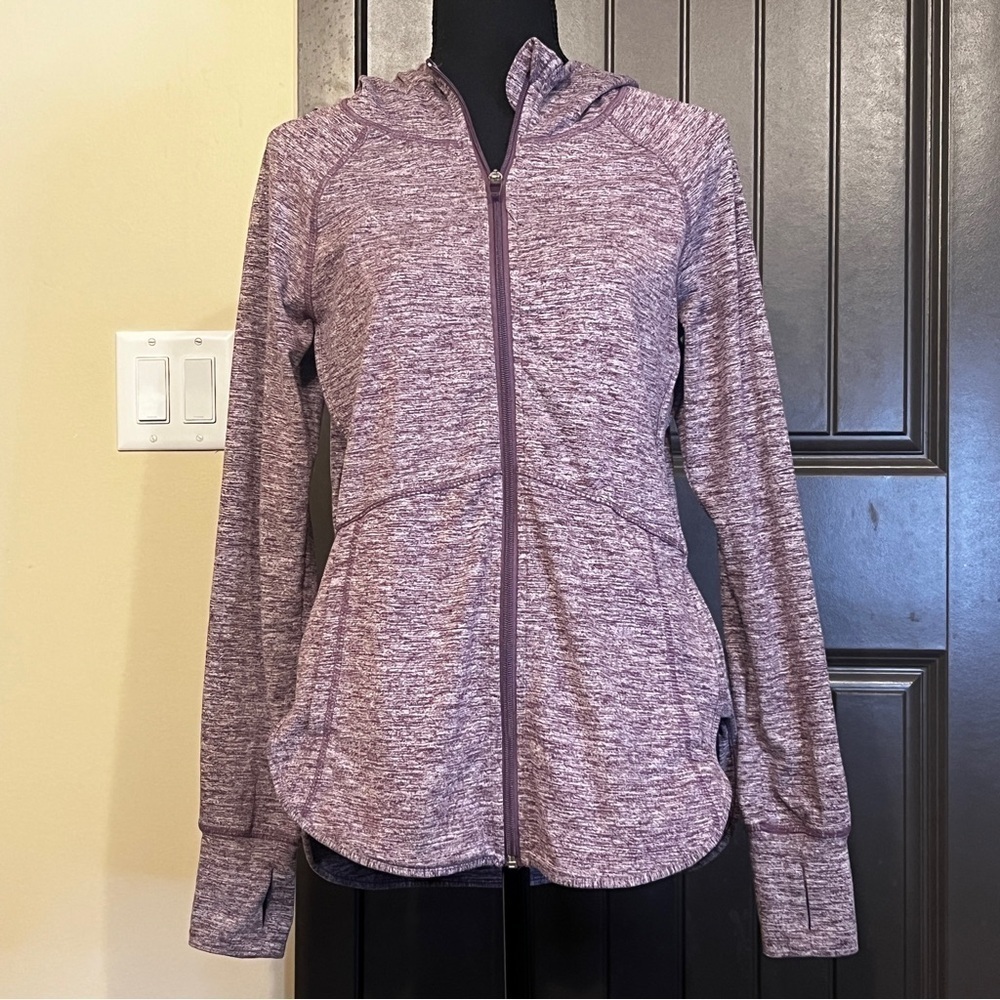☀️Serene Tangerine Plum Zip Up Jacket Small - Picture 2 of 10